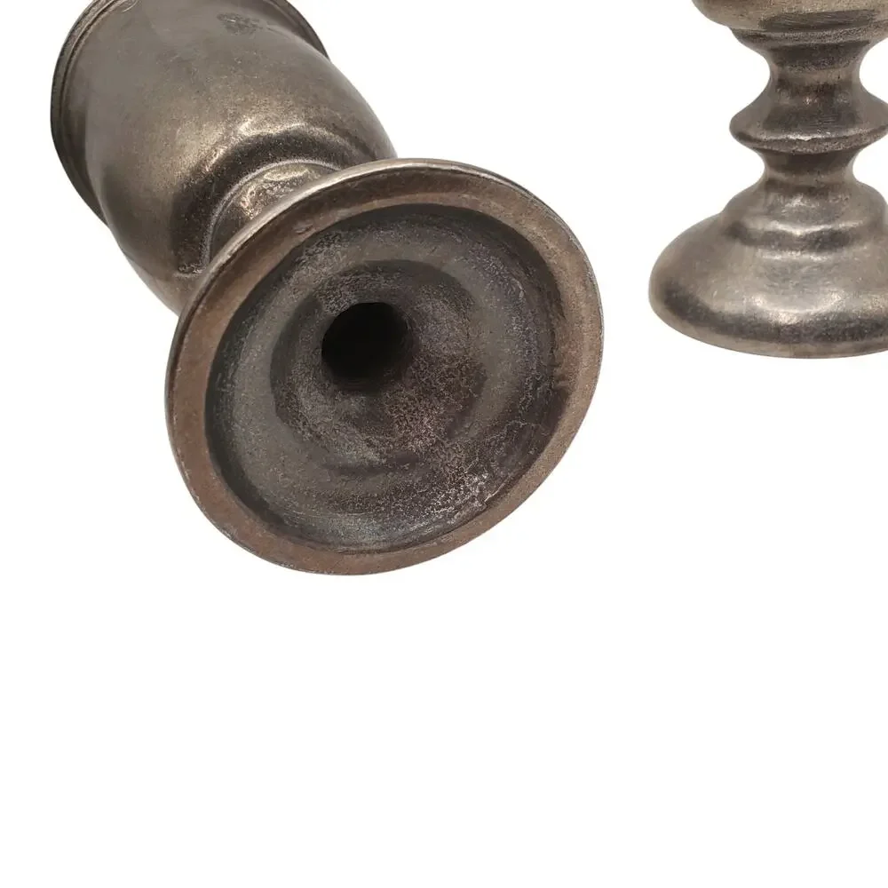 Vintage‎ Wilton Armetale Pewter Water Wine Goblets  Plough Tavern Style Set of 2